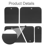 Maxbell 5x Generic PPF Squeegees TPU Squeegees for Mirror Paint Protection Film Black