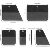 Maxbell 5x Generic PPF Squeegees TPU Squeegees for Mirror Paint Protection Film Black