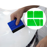 Maxbell 5x Generic PPF Squeegees TPU Squeegees for Mirror Paint Protection Film Green