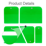 Maxbell 5x Generic PPF Squeegees TPU Squeegees for Mirror Paint Protection Film Green