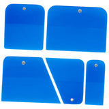 Maxbell 5x Generic PPF Squeegees TPU Squeegees for Mirror Paint Protection Film Blue