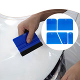 Maxbell 5x Generic PPF Squeegees TPU Squeegees for Mirror Paint Protection Film Blue