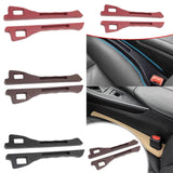 Maxbell 2x Auto Seat Gap Filler Organizer Car Seat Side Gap Storage for Vehicle Red