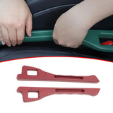 Maxbell 2x Auto Seat Gap Filler Organizer Car Seat Side Gap Storage for Vehicle Red