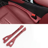 Maxbell 2x Auto Seat Gap Filler Organizer Car Seat Side Gap Storage for Vehicle Red