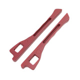 Maxbell 2x Auto Seat Gap Filler Organizer Car Seat Side Gap Storage for Vehicle Red