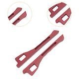 Maxbell 2x Auto Seat Gap Filler Organizer Car Seat Side Gap Storage for Vehicle Red