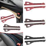 Maxbell 2x Auto Seat Gap Filler Organizer Car Seat Side Gap Storage for Vehicle Red