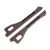 Maxbell 2x Auto Seat Gap Filler Organizer Car Seat Side Gap Storage for Vehicle Brown