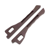 Maxbell 2x Auto Seat Gap Filler Organizer Car Seat Side Gap Storage for Vehicle Brown