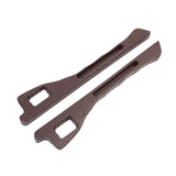 Maxbell 2x Auto Seat Gap Filler Organizer Car Seat Side Gap Storage for Vehicle Brown
