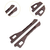 Maxbell 2x Auto Seat Gap Filler Organizer Car Seat Side Gap Storage for Vehicle Brown
