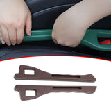 Maxbell 2x Auto Seat Gap Filler Organizer Car Seat Side Gap Storage for Vehicle Brown