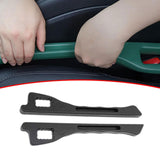 Maxbell 2x Auto Seat Gap Filler Organizer Car Seat Side Gap Storage for Vehicle Black