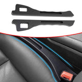 Maxbell 2x Auto Seat Gap Filler Organizer Car Seat Side Gap Storage for Vehicle Black