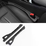 Maxbell 2x Auto Seat Gap Filler Organizer Car Seat Side Gap Storage for Vehicle Black