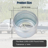 Maxbell 4x Trailer Hub Cover Repair Fixing Spare Assembly RV Trailer Axle Grease Cap