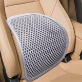 Maxbell Car Seat Back Lumbars Support Cushion Chair Back Support for Driver Home White