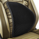 Maxbell Car Seat Back Lumbars Support Cushion Chair Back Support for Driver Home Black