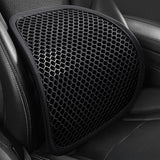 Maxbell Car Seat Back Lumbars Support Cushion Chair Back Support for Driver Home Black