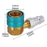 Maxbell R1234yf to Adapter Replacement Accessories Easy to Install Refrigerant