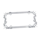 Maxbell License Plate Frame US Standard Universal Rustproof Lincense Plate Tag Cover
