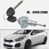 Maxbell Door Lock Cylinder 819702TA00 with 2 Keys for Kia 2011–2018 Replacement