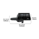 Maxbell Rear Trunk Storage Panel Fixed Lock Modern Lock Buckle for B Class W246 Left