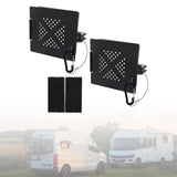 Maxbell 2 Pieces RV Bumper Cap Cover Rubber Heavy Duty RV Bumper End Cap for RV Aluminum Alloy