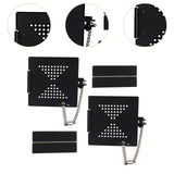 Maxbell 2 Pieces RV Bumper Cap Cover Rubber Heavy Duty RV Bumper End Cap for RV Carbon Steel