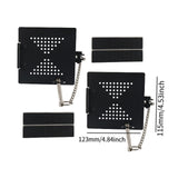 Maxbell 2 Pieces RV Bumper Cap Cover Rubber Heavy Duty RV Bumper End Cap for RV Carbon Steel