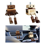 Maxbell Robot Car Essential Oil Diffuser Portable Compact Perfume Diffuser Cute Gift Black Walnut