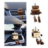 Maxbell Robot Car Essential Oil Diffuser Portable Compact Perfume Diffuser Cute Gift Black Walnut