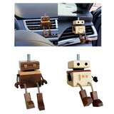 Maxbell Robot Car Essential Oil Diffuser Portable Compact Perfume Diffuser Cute Gift Black Walnut