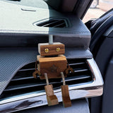 Maxbell Robot Car Essential Oil Diffuser Portable Compact Perfume Diffuser Cute Gift Black Walnut