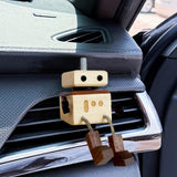 Maxbell Robot Car Essential Oil Diffuser Portable Compact Perfume Diffuser Cute Gift Basswood