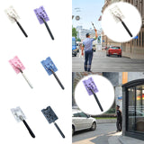 Maxbell Telescoping Rod Card Holder Multifunctional Efficient Garage Parking Reacher White