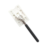 Maxbell Telescoping Rod Card Holder Multifunctional Efficient Garage Parking Reacher White