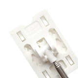 Maxbell Telescoping Rod Card Holder Multifunctional Efficient Garage Parking Reacher White