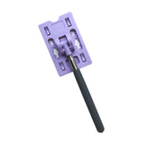Maxbell Telescoping Rod Card Holder Multifunctional Efficient Garage Parking Reacher Purple