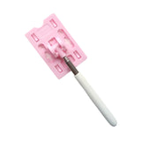 Maxbell Telescoping Rod Card Holder Multifunctional Efficient Garage Parking Reacher Pink