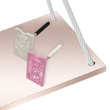 Maxbell Telescoping Rod Card Holder Multifunctional Efficient Garage Parking Reacher Pink