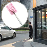 Maxbell Telescoping Rod Card Holder Multifunctional Efficient Garage Parking Reacher Pink