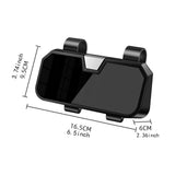 Maxbell Sunglasses Holder for Car Visor Sturdy Portable Eyeglasses Storage Organizer Black