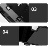 Maxbell Sunglasses Holder for Car Visor Sturdy Portable Eyeglasses Storage Organizer Black