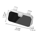 Maxbell Sunglasses Holder for Car Visor Sturdy Portable Eyeglasses Storage Organizer White