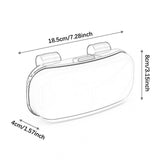 Maxbell Sunglasses Holder for Car Visor Sun Visor Organizer Sturdy Auto Glasses Case Black
