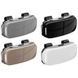 Maxbell Sunglasses Holder for Car Visor Sun Visor Organizer Sturdy Auto Glasses Case Black