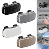 Maxbell Sunglasses Holder for Car Visor Sun Visor Organizer Sturdy Auto Glasses Case Black