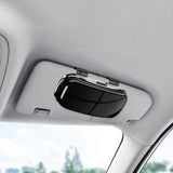 Maxbell Sunglasses Holder for Car Visor Sun Visor Organizer Sturdy Auto Glasses Case Black